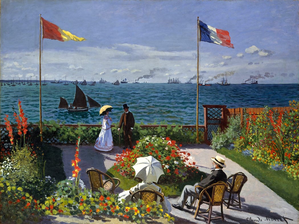 Monet - The Garden at Sainte-Address
